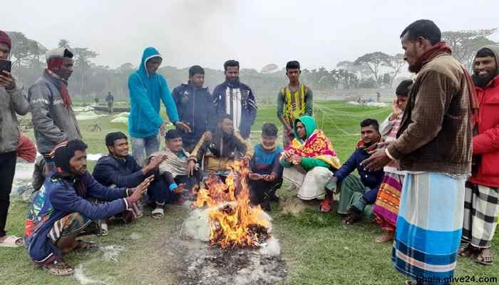 ভোলায় জেঁকে বসেছে শীত